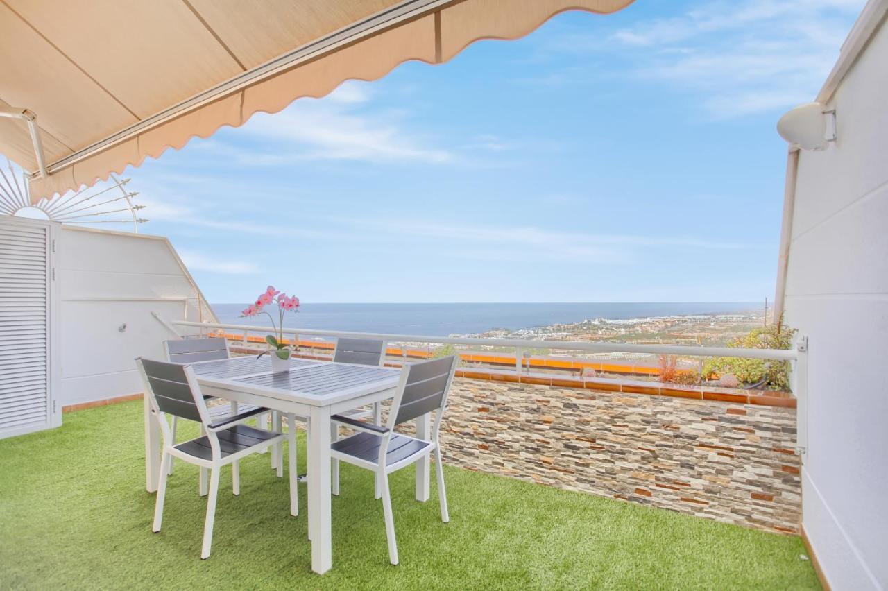 Luxury Penthouse, Best Sunset, Heated Pool, Fast Wifi アデヘ エクステリア 写真