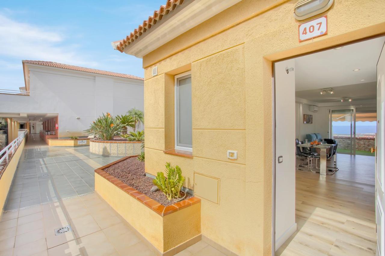 Luxury Penthouse, Best Sunset, Heated Pool, Fast Wifi アデヘ エクステリア 写真
